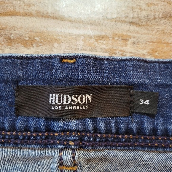 Hudson Jeans Men's Size 34 Collin Skinny Blue Stretch Denim 34x29 - Picture 3 of 13
